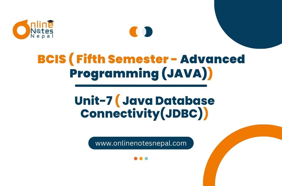 Java Database Connectivity(JDBC) Photo